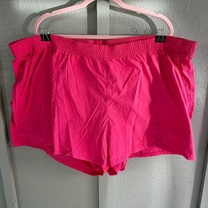 Lands' End Pink and Orange Swim Shorts